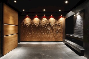 现代风格墙面装饰展示空间