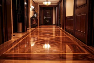 豪华木质走廊尽显优雅格调