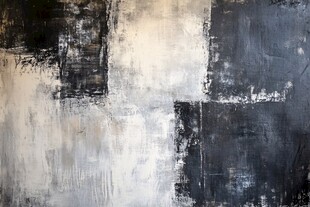 黑白抽象艺术画作纹理