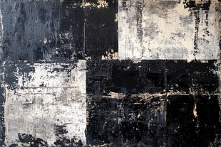 黑白斑驳墙面纹理艺术图