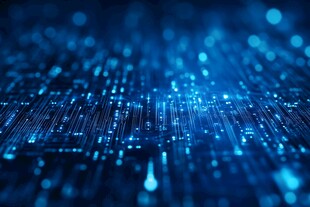 科技感数字矩阵背景图