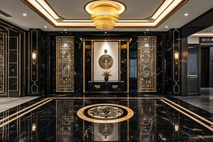 奢华中式风格大厅空间