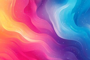 梦幻多彩流体渐变背景图