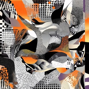 抽象几何色彩艺术图案