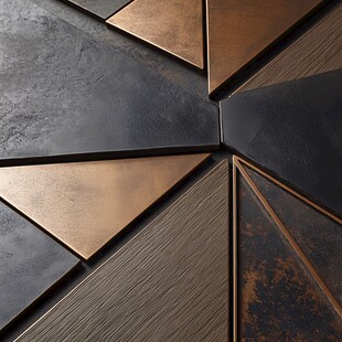 几何金属拼接墙面纹理