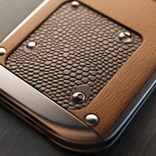 奢华质感手机细节特写