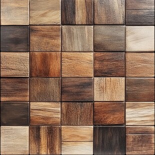 木质拼贴瓷砖纹理图案