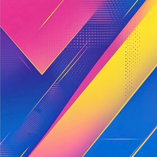 绚丽几何渐变科技风背景图