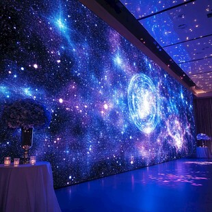 梦幻星空主题室内场景