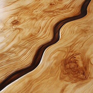 独特纹理的精美木质桌面