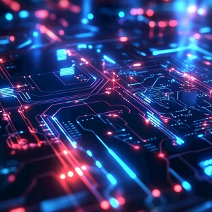 炫彩科技风电路板特写