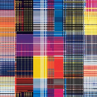 多彩格子图案几何纹理背景