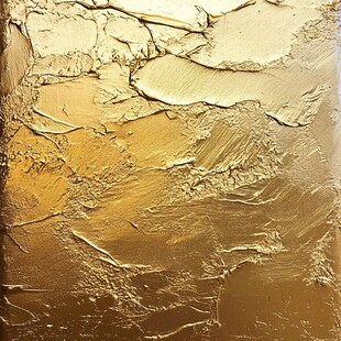 金色立体纹理油画质感背景