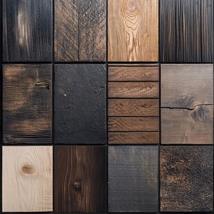 多样木纹材质纹理展示