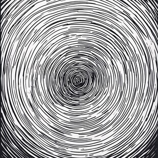 黑白旋涡线条抽象背景图