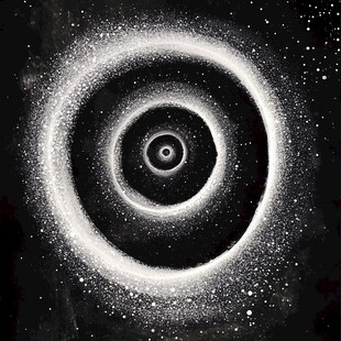 宇宙旋涡星云抽象艺术图景