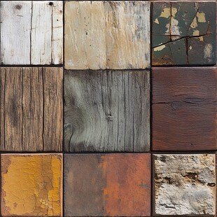 多样复古材质纹理拼图