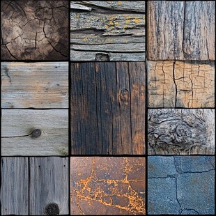 多样木纹及材质纹理集合
