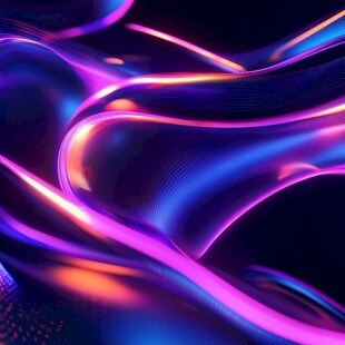 炫彩流动光影艺术图案