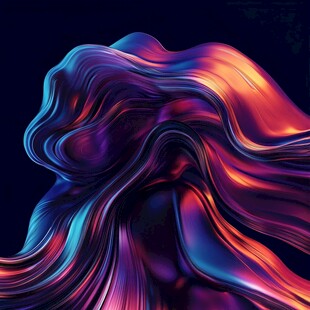 梦幻流体艺术抽象形态
