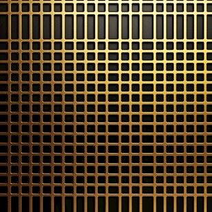 金色网格纹理背景图案