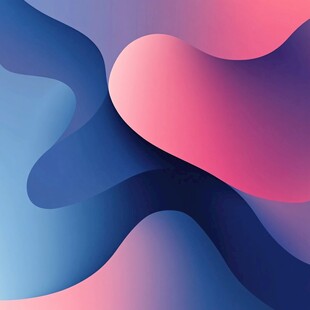 梦幻渐变流体抽象背景图