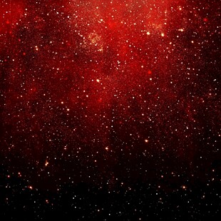 红色星空背景图
