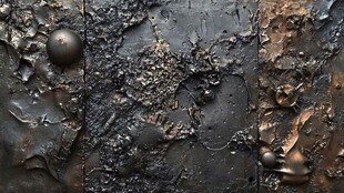 金属质感纹理艺术画面