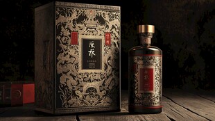 天弦白酒 精致包装展示
