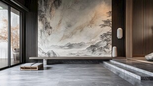 中式禅意风的雅致室内空间