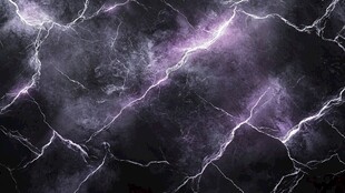 紫色闪电风暴背景画面