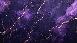 梦幻紫金色闪电纹理背景