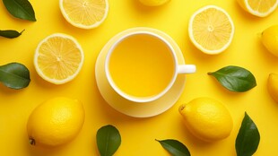 柠檬茶与鲜果的清新组合