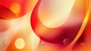 炫彩动感红色流体背景图