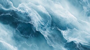 梦幻蓝色海浪纹理背景图