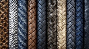 多样编织皮革纹理展示