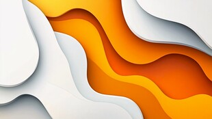 立体波浪抽象背景图案