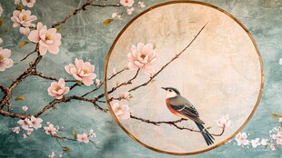 花鸟入画 中式典雅景致