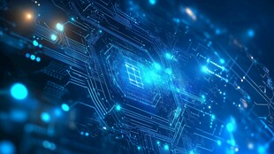 科技芯片的璀璨数字世界