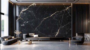 奢华大理石客厅室内设计