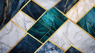 奢华大理石拼贴瓷砖图案