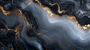 黑金大理石纹理抽象艺术图