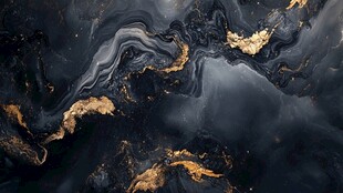 黑金大理石纹理抽象背景