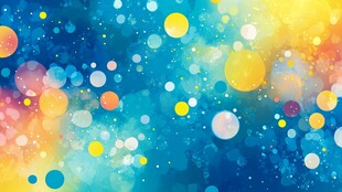 梦幻多彩光斑背景图