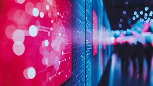 科技感数据展示背景画面