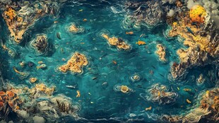 奇幻海底景观 多彩海洋世界