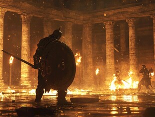 古罗马战场勇士英勇奋战