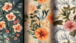 花卉植物图案精美壁纸