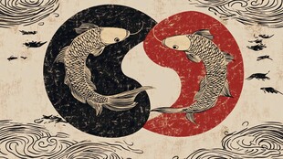阴阳双鱼图 传统中式美学