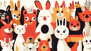 可爱动物大集合